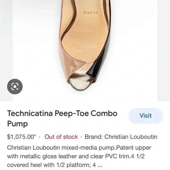 Christian Louboutin Technicatina RETAIL 1,075